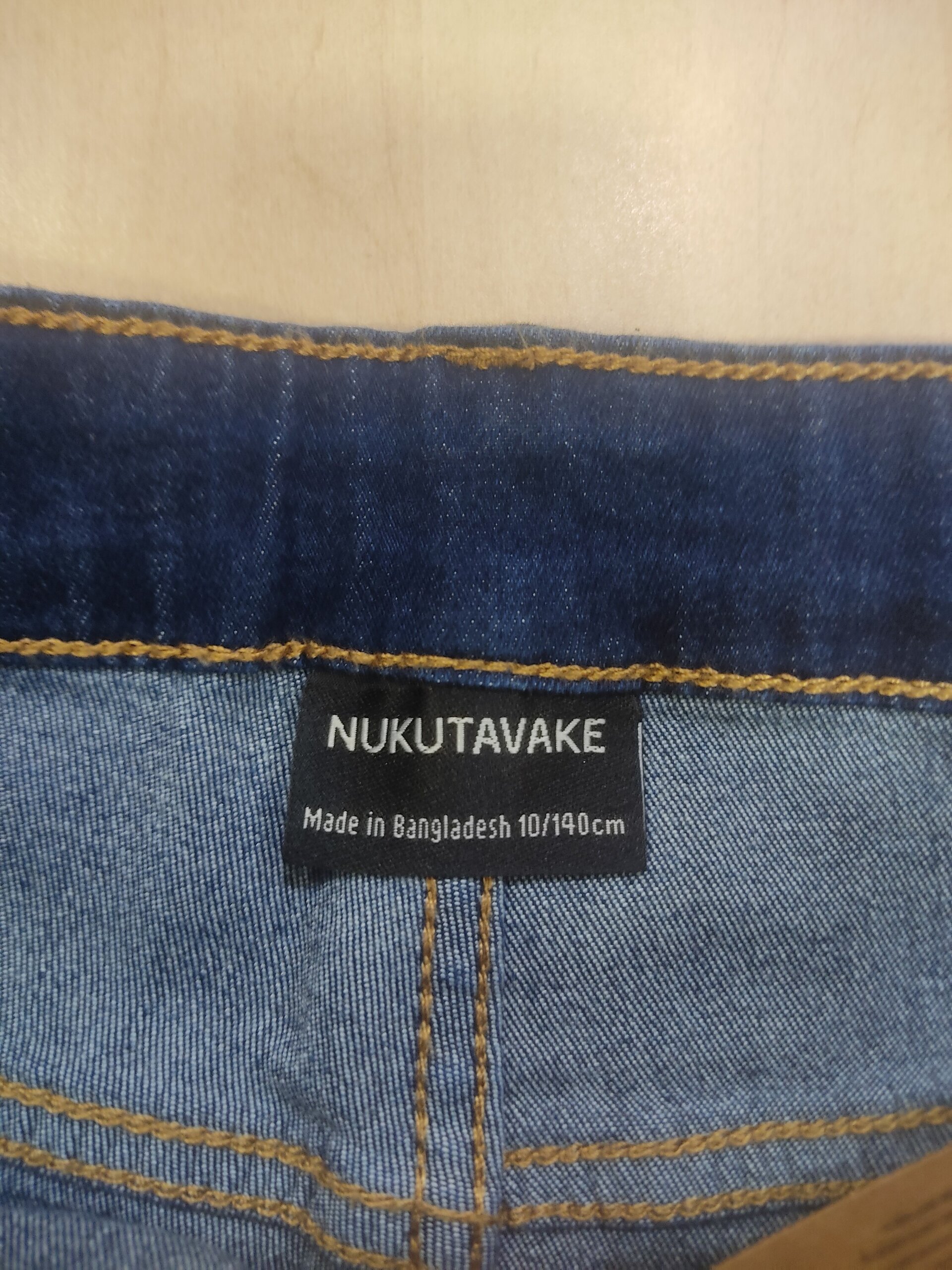 Pantalón vaquero azul fuerte claro 10 años - 2