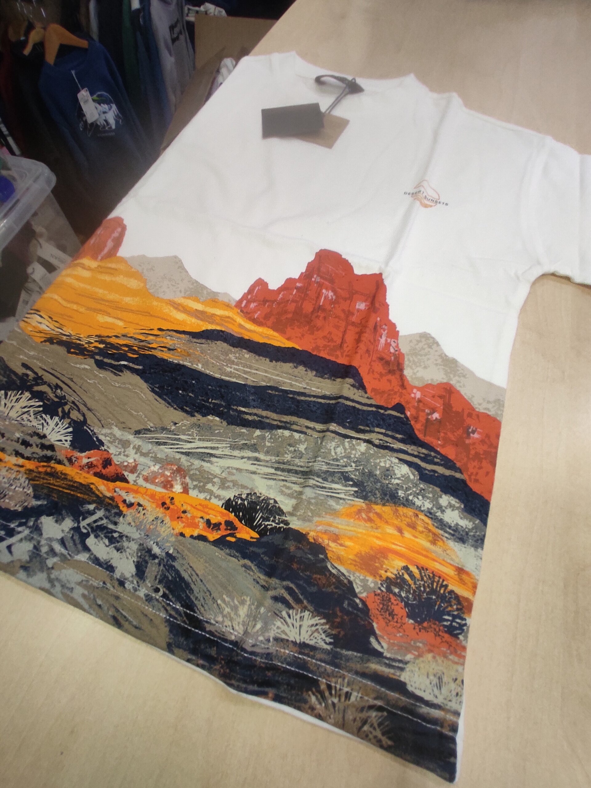 Camiseta blanca paisaje 10 años - 4