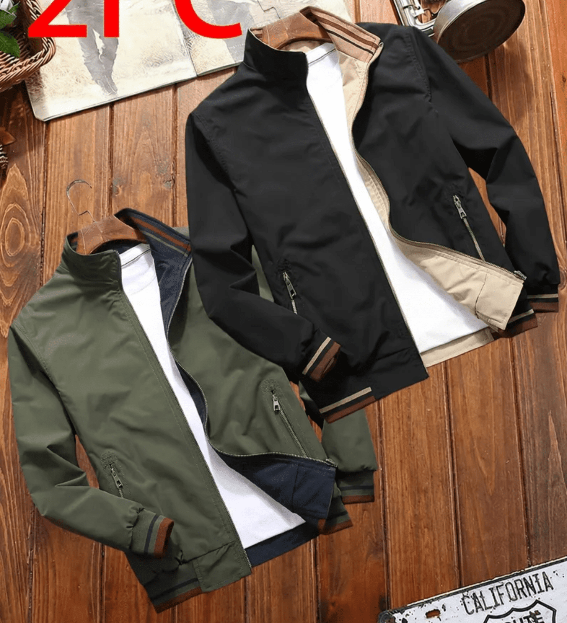 Chaqueta Reversible Sky - 1