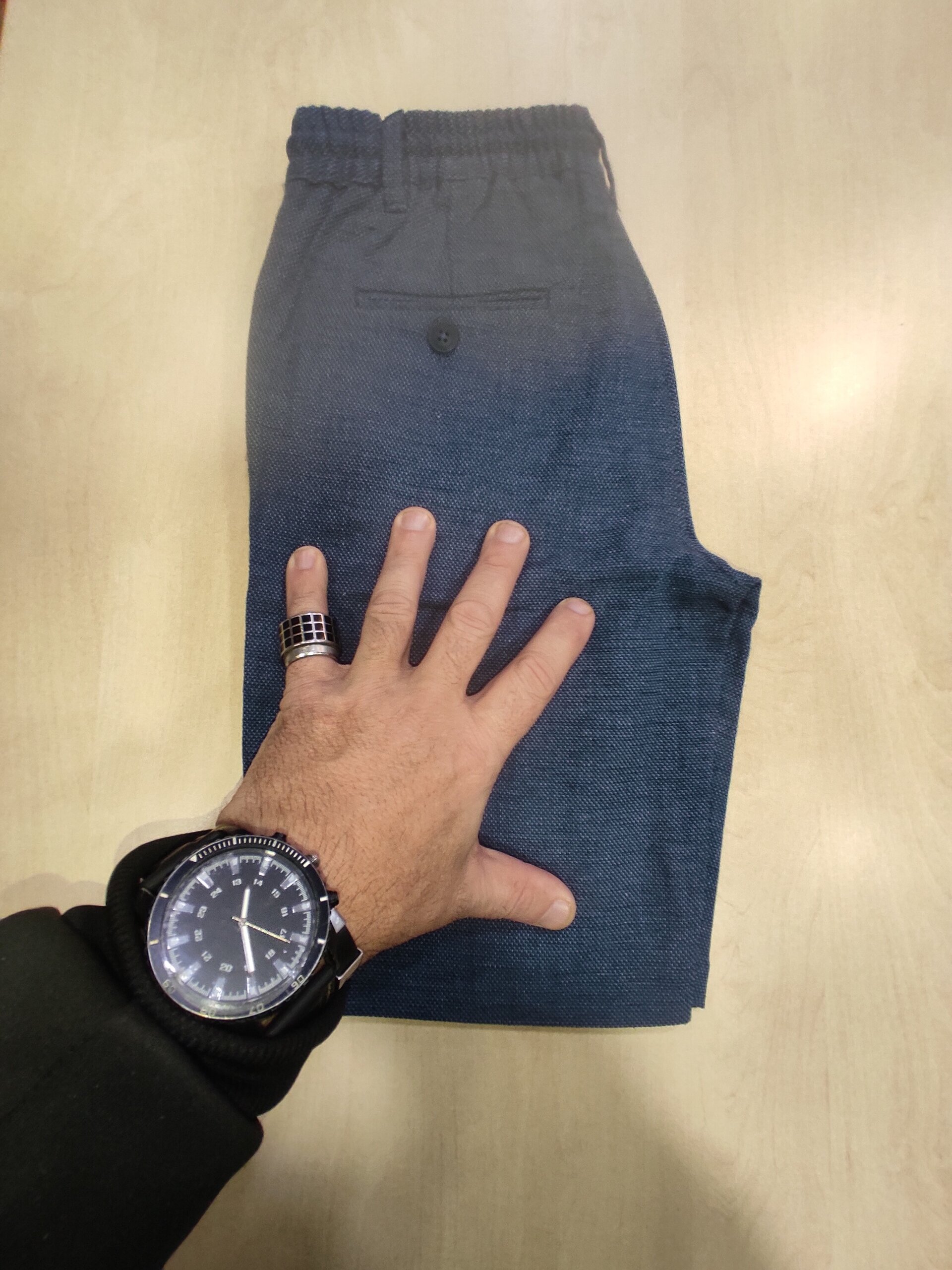 Pantalón vaquero gris cordón 10 años - 9