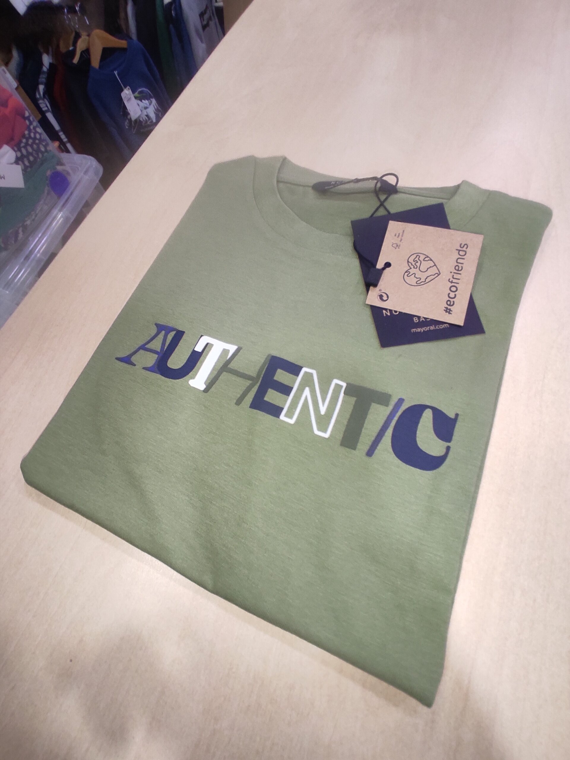 Camiseta verde claro 10 años - 2