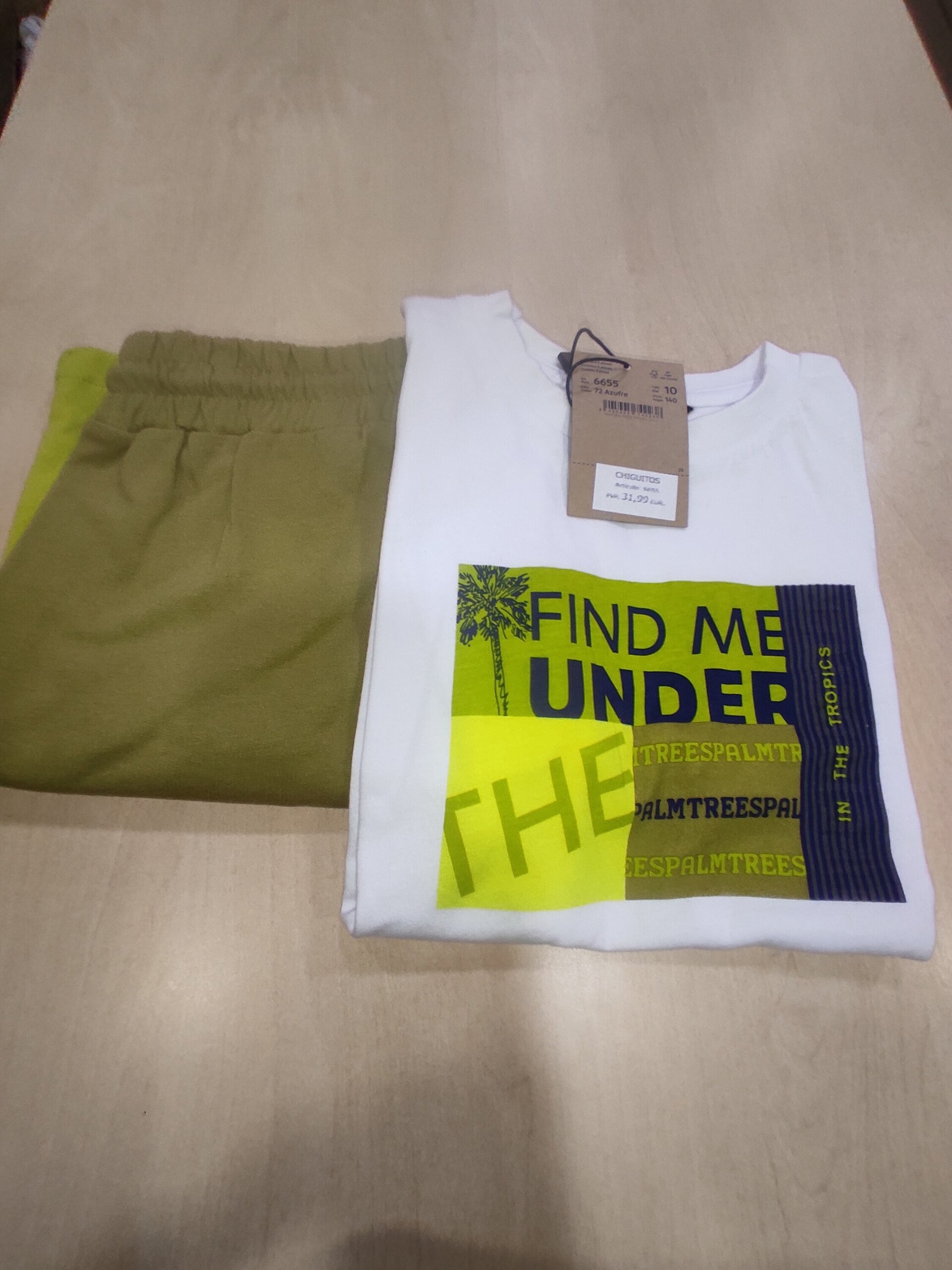 Conjunto 2 piezas 10 años - 11